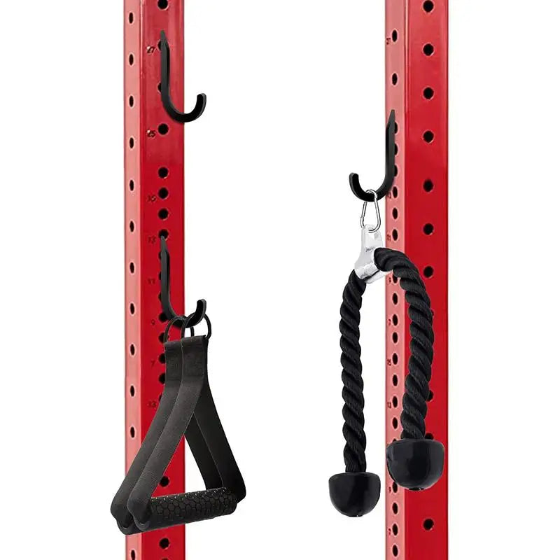 Heavy Duty Squat Rack Hook Attachments | Home Gym Storage Rack Storage Hook Peaceful Pleasures Health and Wellness