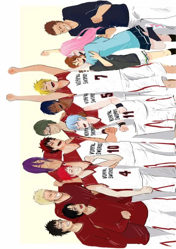Kuroko No Basket Anime Canvas Wall Art Minimalist Poster