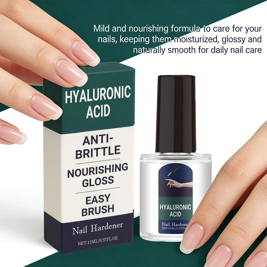 Nourishing Nail Serum Anti Brittle Nail Improve Cracked Cuticles Easy Brush Strengthen Nail Hyaluronic Acid Nail Cuticle Oil Peaceful Pleasures Health and Wellness