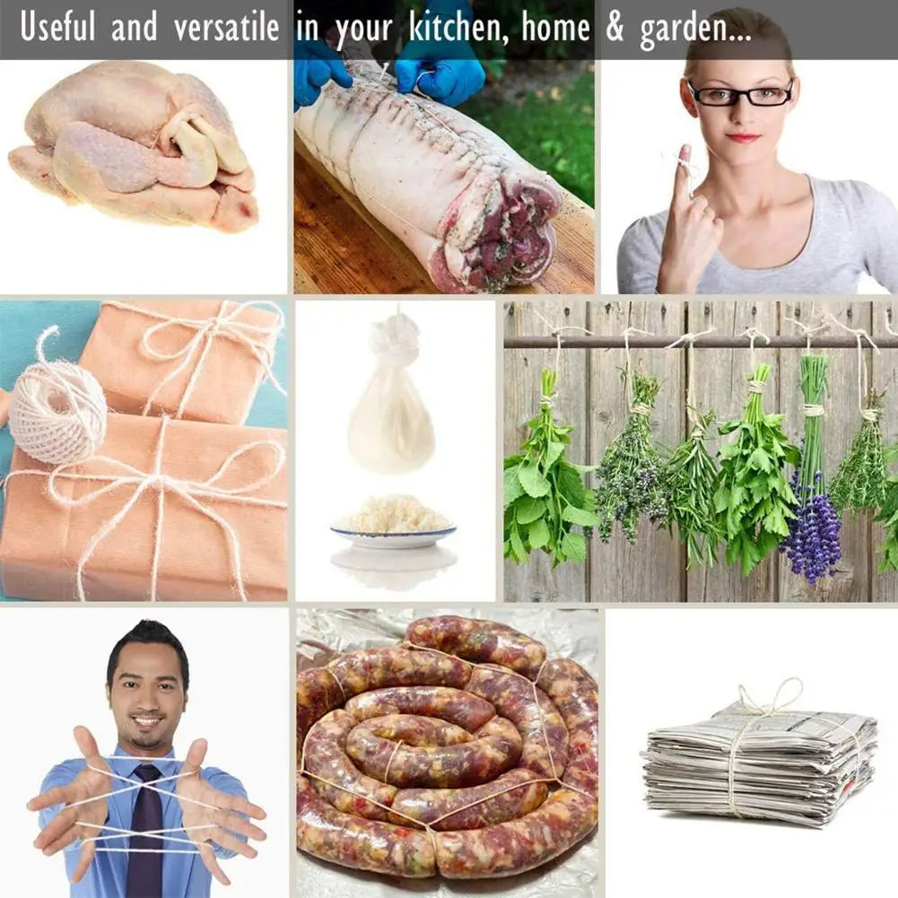 70m Food-Safe Cotton Butcher's Twine | Meat Trussing String