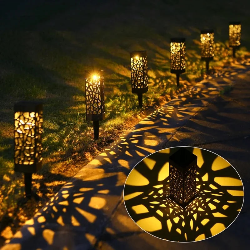 Solar Garden Stake Lights | LED Dusk to Dawn, IP65 Waterproof