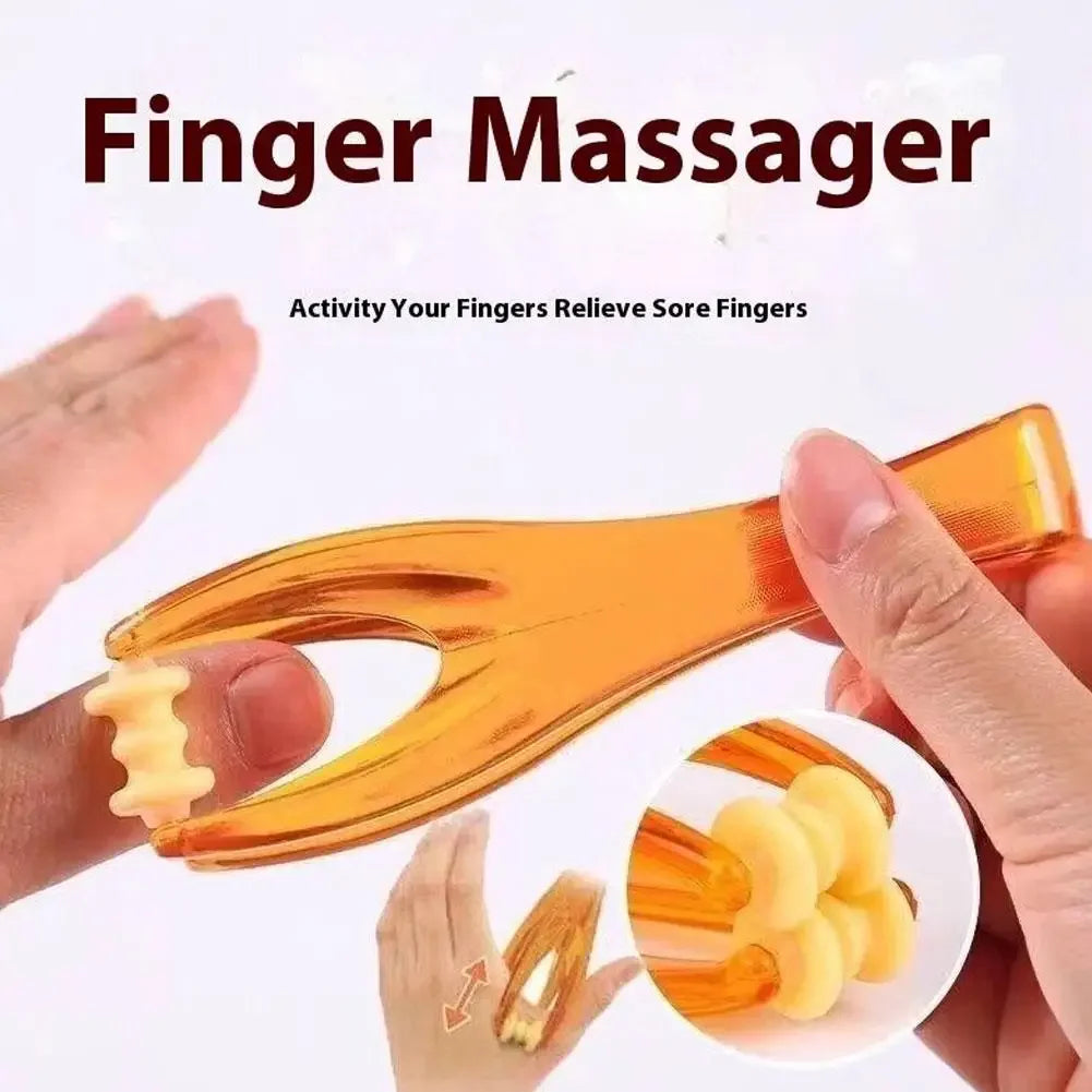 Hand Finger Massager Roller Finger Joint Acupressure Massage Muscle Relaxation Tool Foot Hand Massager For Arthritis Pain Relief Peaceful Pleasures Health and Wellness