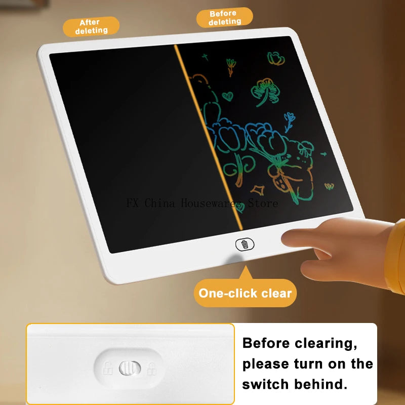 11/13/16 Inch LCD Drawing tablet Writing Board Kids Doodle Painting Handwriting Pads Toys for 3 4 5 6 7 8 Years Girls Boys Gifts Peaceful Pleasures Health and Wellness