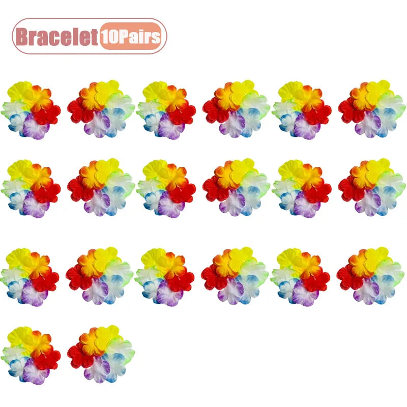 Faux Flower Headband & Wristband Set | Floral Crown Corsage