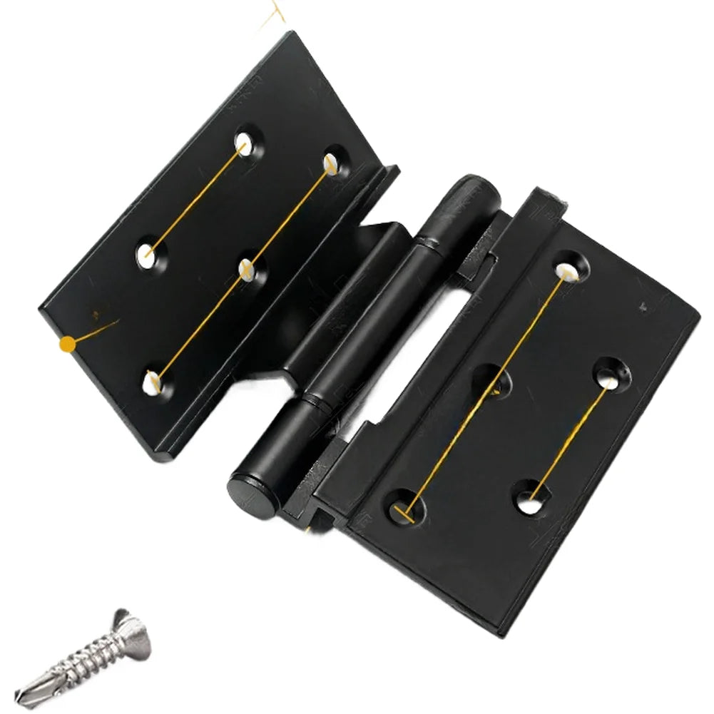 Aluminum Alloy 50 Hinge Casement Designed Outswing Operation 180