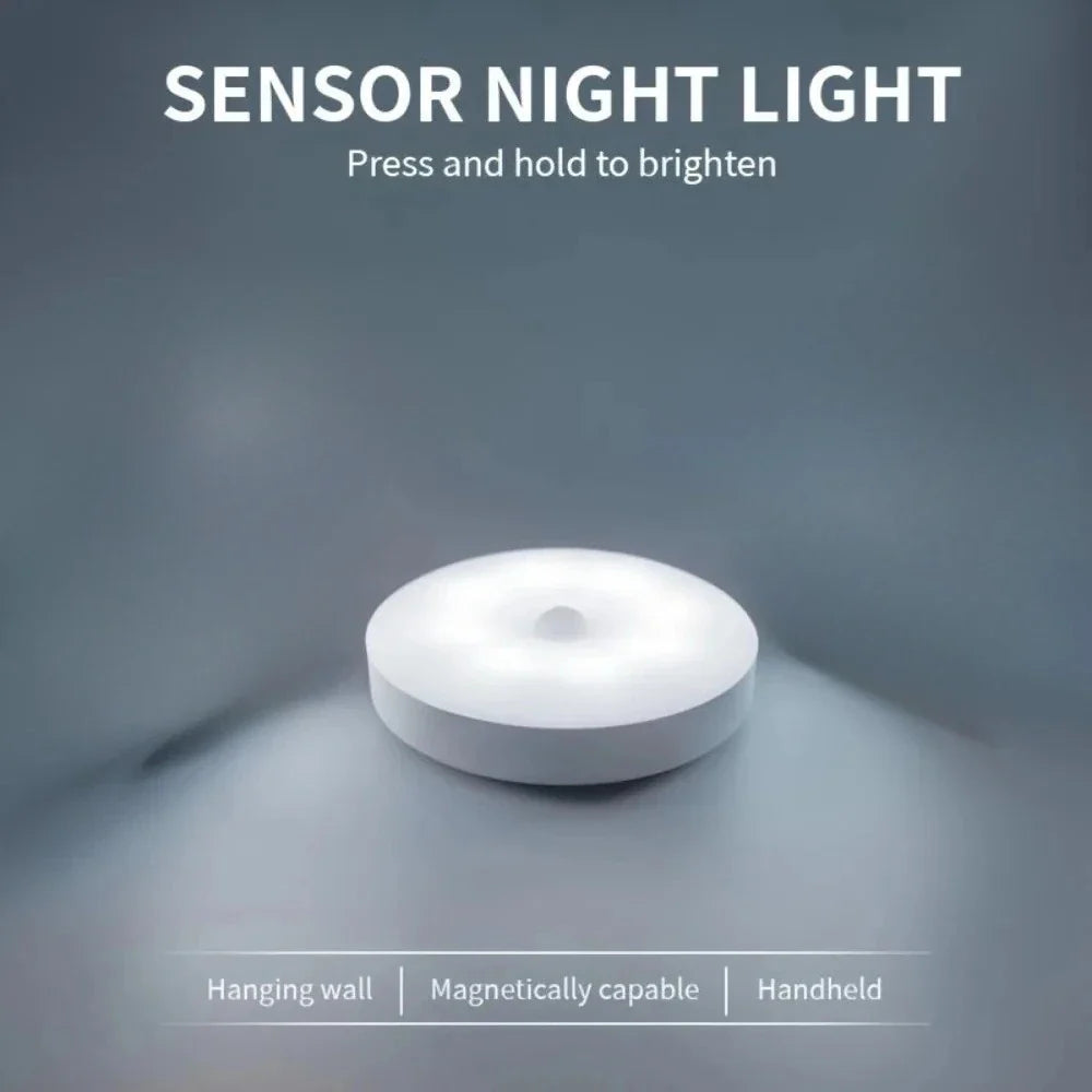 Motion Sensor Night Light – Warm or Cool White LED Auto Lamp