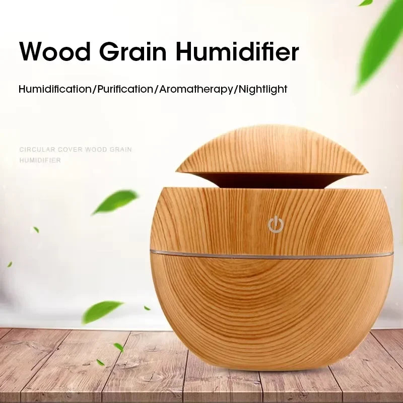 Mini Portable Air Humidifier USB power supply Essential Oil Diffuser Bottle Free Adjustable Quiet for Bedroom Office Car Peaceful Pleasures Health and Wellness