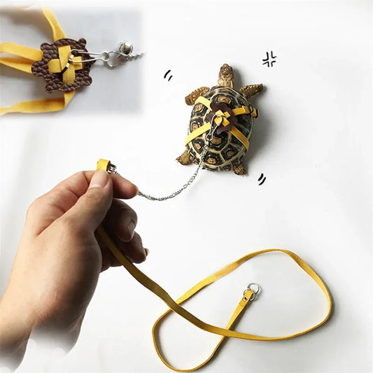 Pet Turtle Leash & Harness – Outdoor Training Traction Belt Turtle Leash Harness Peaceful Pleasures Health and Wellness