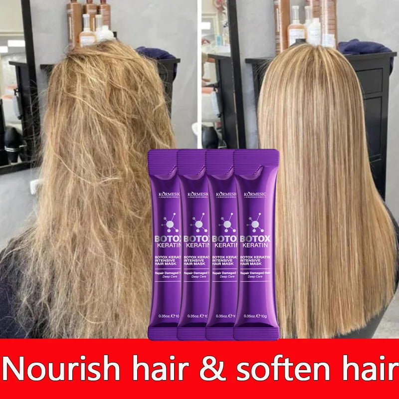 BIOAOUA Keratin Hair Mask – Smooth, Soft & Frizz-Free in 5 Sec