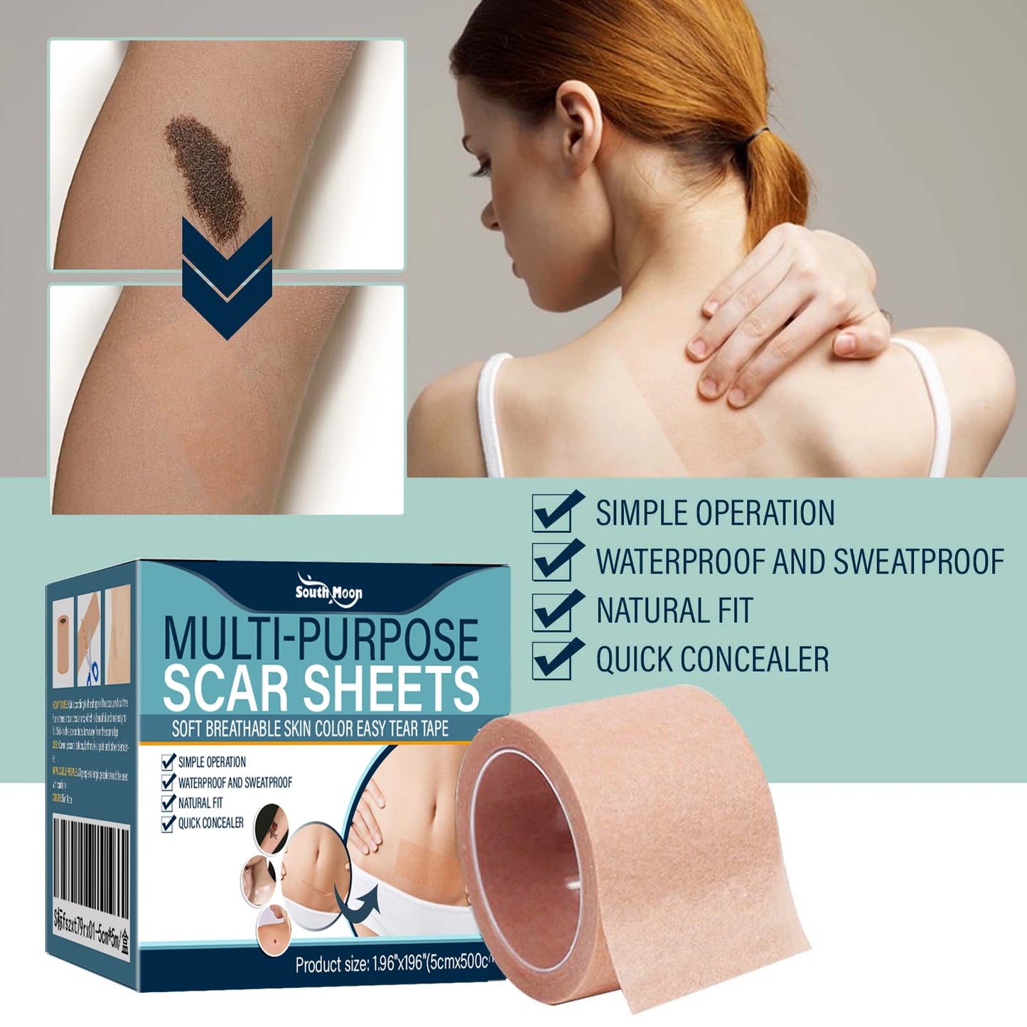 Waterproof Tattoo Cover Up Patches | Breathable Skin Concealer