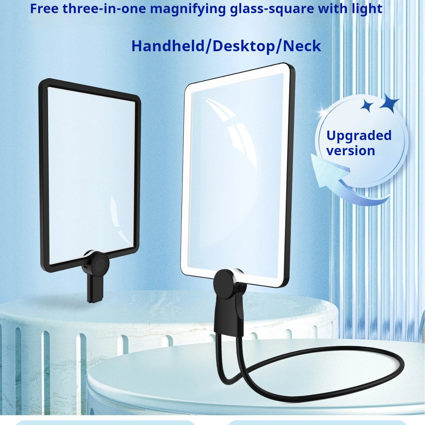 Fresnel Magnifying Glass, Led Magnifying Glass, 50 Led Lights Magnifying Glass Peaceful Pleasures Health and Wellness