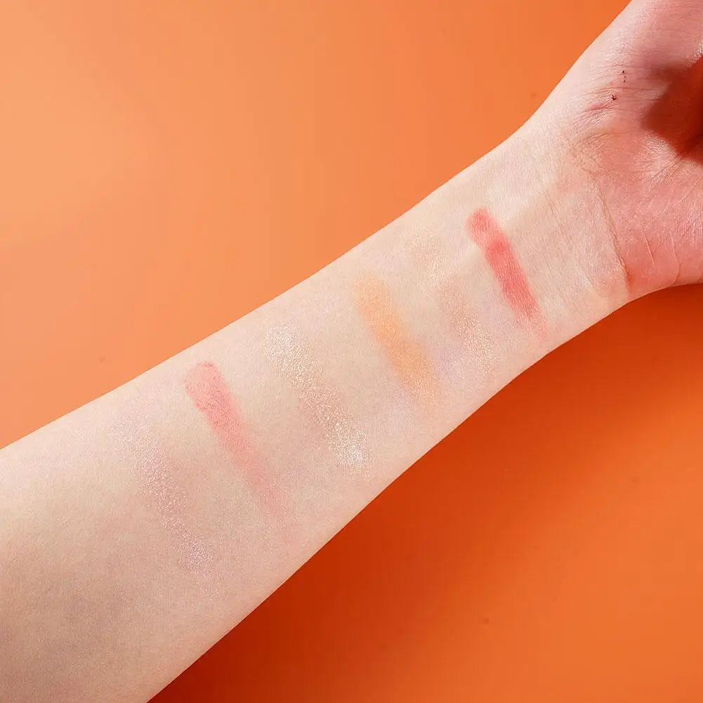 3-in-1 Blush Contour Highlighter Palette | Matte Waterproof