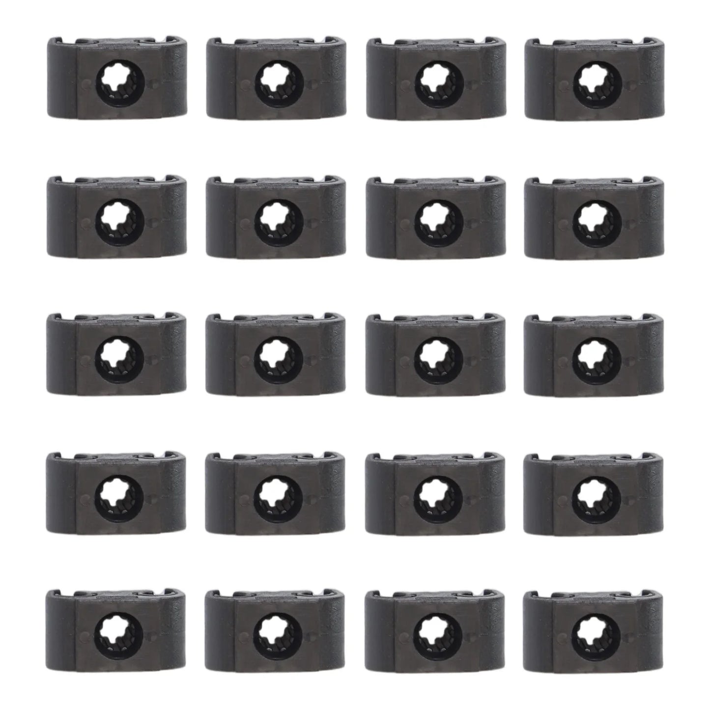 10/20/30 Pcs Car Brackets Brake Line Hose Clips Double Cable Holder For 5mm (3/16") Brake Pipe Car Interior Accessories Peaceful Pleasures Health and Wellness 20PCS