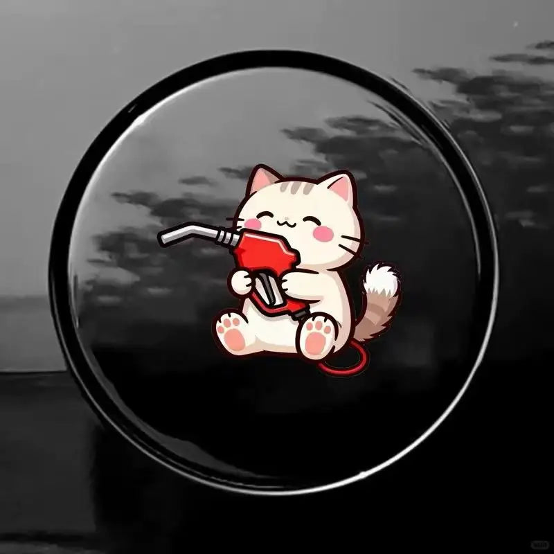 Funny Fuel Gauge Empty Car Fuel Cap Waterproof Vinyl Sticker