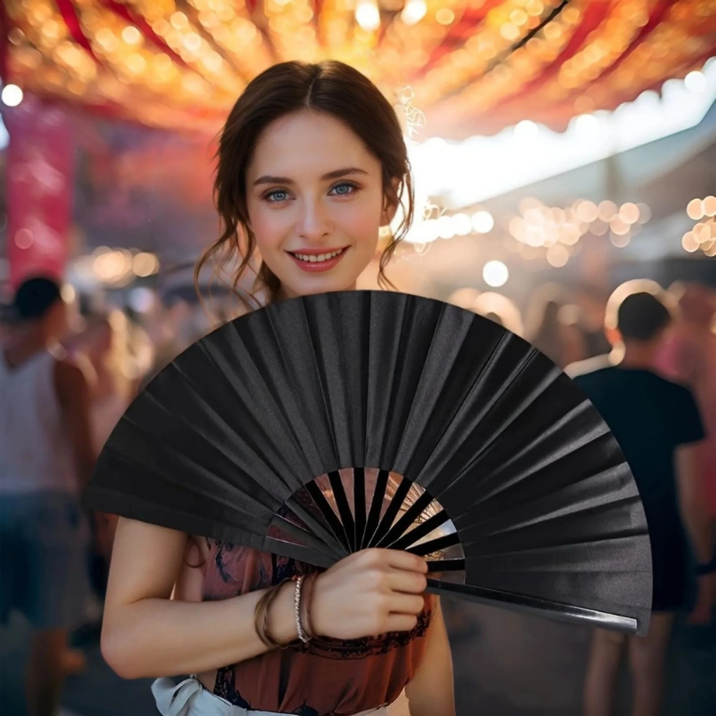 2-Pack Chinese Tai Chi Folding Fans | Martial Arts & Dance