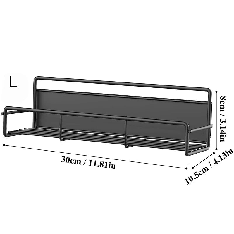 Magnetic Spice Rack for Refrigerator | Fridge Shelf Organizer