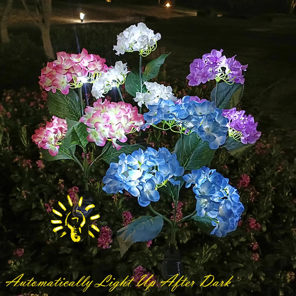 Solar Garden Decorative Lights,Solar Powered Outdoor Pathway Light,Yard Decorations Outdoor,Waterproof Landscape Flower Lighting Peaceful Pleasures Health and Wellness