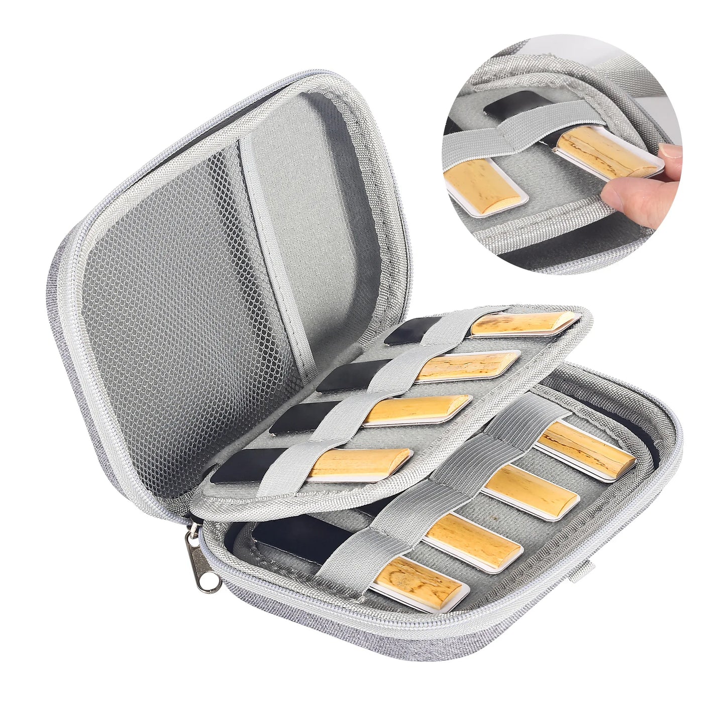 Muspor Reed Storage Box Waterproof Bag Saxophone Clarinet Capacity 20