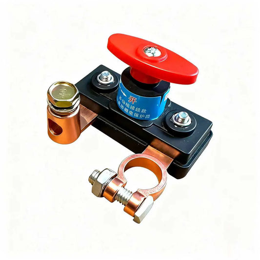 Battery Master Disconnect Switch - Negative Power-Off Switch, 12-24V, Advanced Power Cut/Off Kill Switch for Battery Management Peaceful Pleasures Health and Wellness