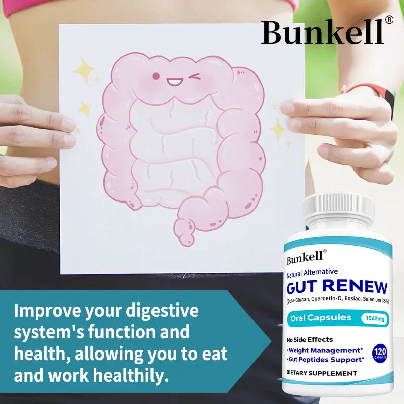 Bunkell Gut Health Supplement – Probiotic, Liver Detox & Immune Support