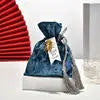 Vintage Flower Drawstring Candy Gift Bag – Wedding & Baby Shower