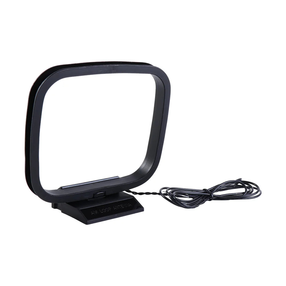 Av Audio Radio Loop Antenna Bare Wire Indoor Radio Am Loop Antenna Radio Signal Receiving Fm Radio Loop Home Stereo Receiver Peaceful Pleasures Health and Wellness Black