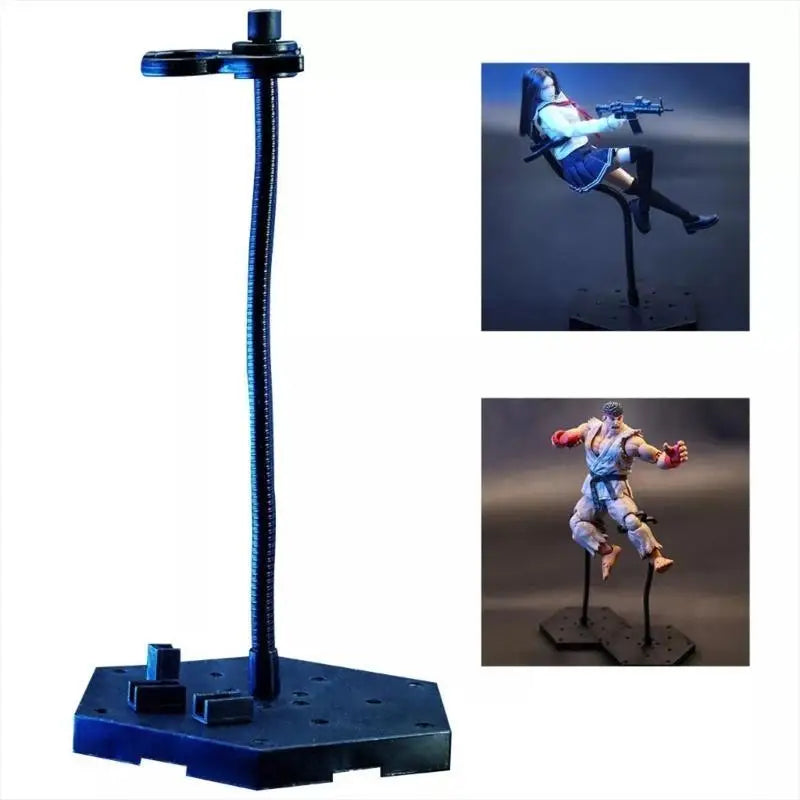 1/12 Scale Action Figure Display Stand | Flexible Pose Holder