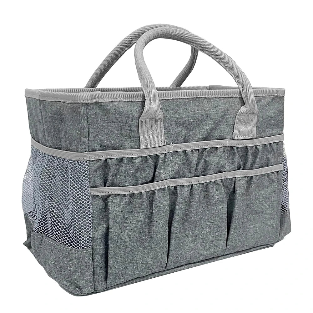 Craft Storage Tote Bag – 12 Pockets, 4-Gallon & Waterproof