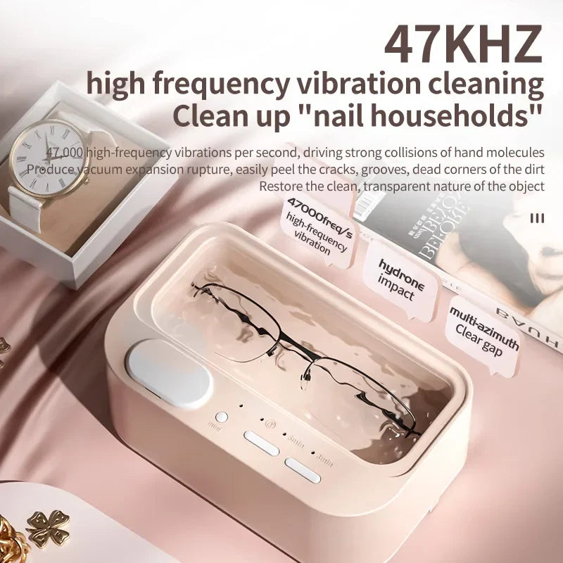URGGU 48kHz Dual-Bin Ultrasonic Jewelry Cleaner | USB Powered