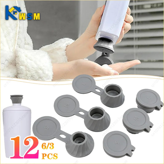 Inverted Bottle Cap Adapter Set – 3 Sizes | Shampoo & Lotion Bottle Cap Adapter Oasis Select