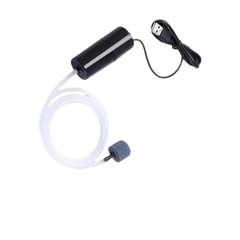 Mini USB Aquarium Air Pump – Silent Portable Fish Tank Oxygenator