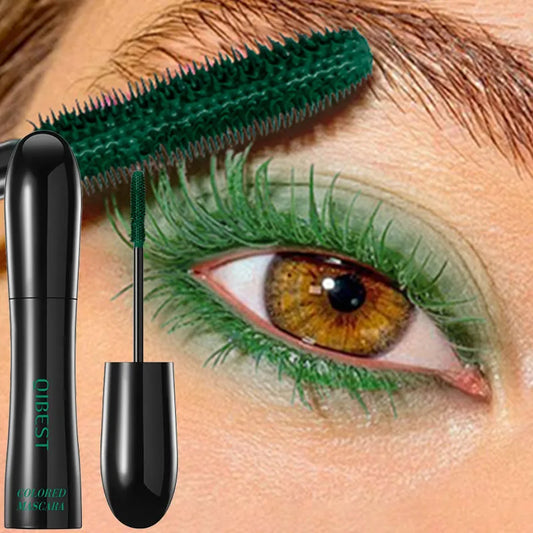 6-Color Waterproof Mascara – Volumizing, Lengthening, Smudge-Proof Color Mascara Peaceful Pleasures Health and Wellness