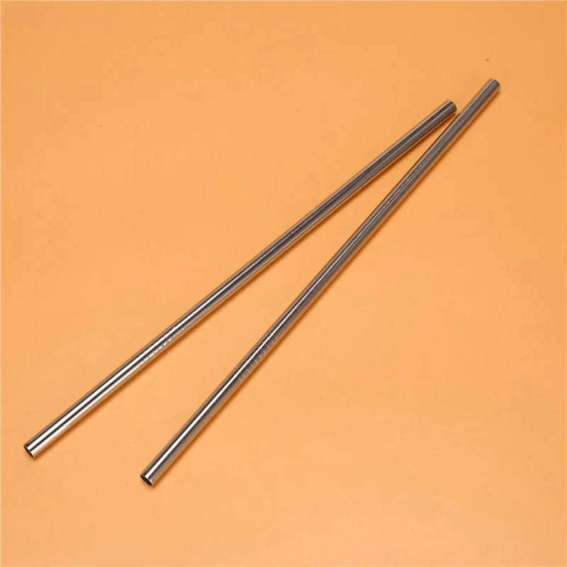 A36T-Set Of 48, Stainless Steel Straws, Reusable Metal Drinking Straws, Straight Straws + 8 Cleaning Brushes Peaceful Pleasures Health and Wellness