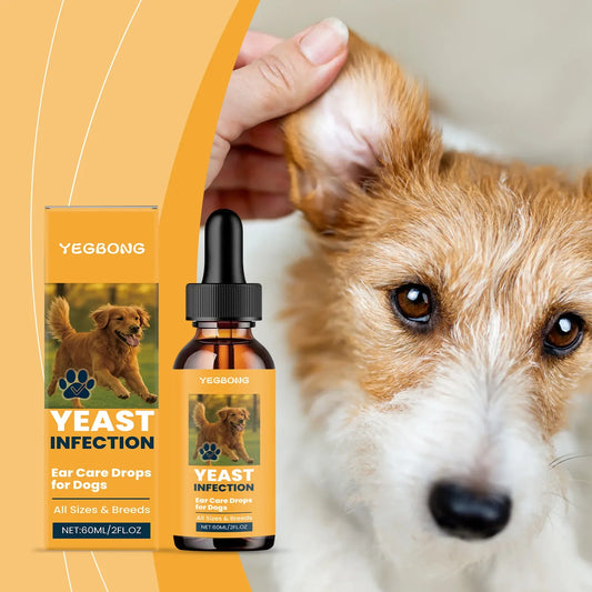 YEGBONG Dog Ear Cleaner Drops – Earwax & Odour Control 60ml Pet Ear Cleaner Oasis Select Default Title