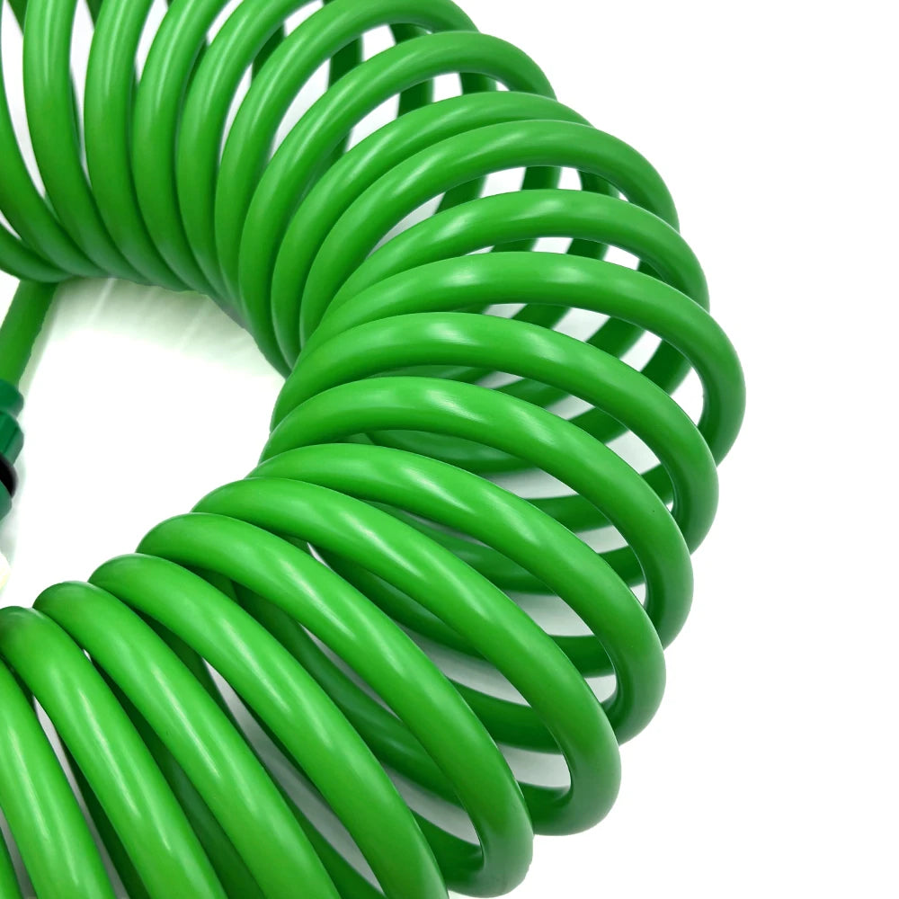 Garden Irrigation Water Hose Sprinkler Garden Hose with 8 Patterned Nozzles Car Cleaning Spring Pipe Plastic Hose Peaceful Pleasures Health and Wellness