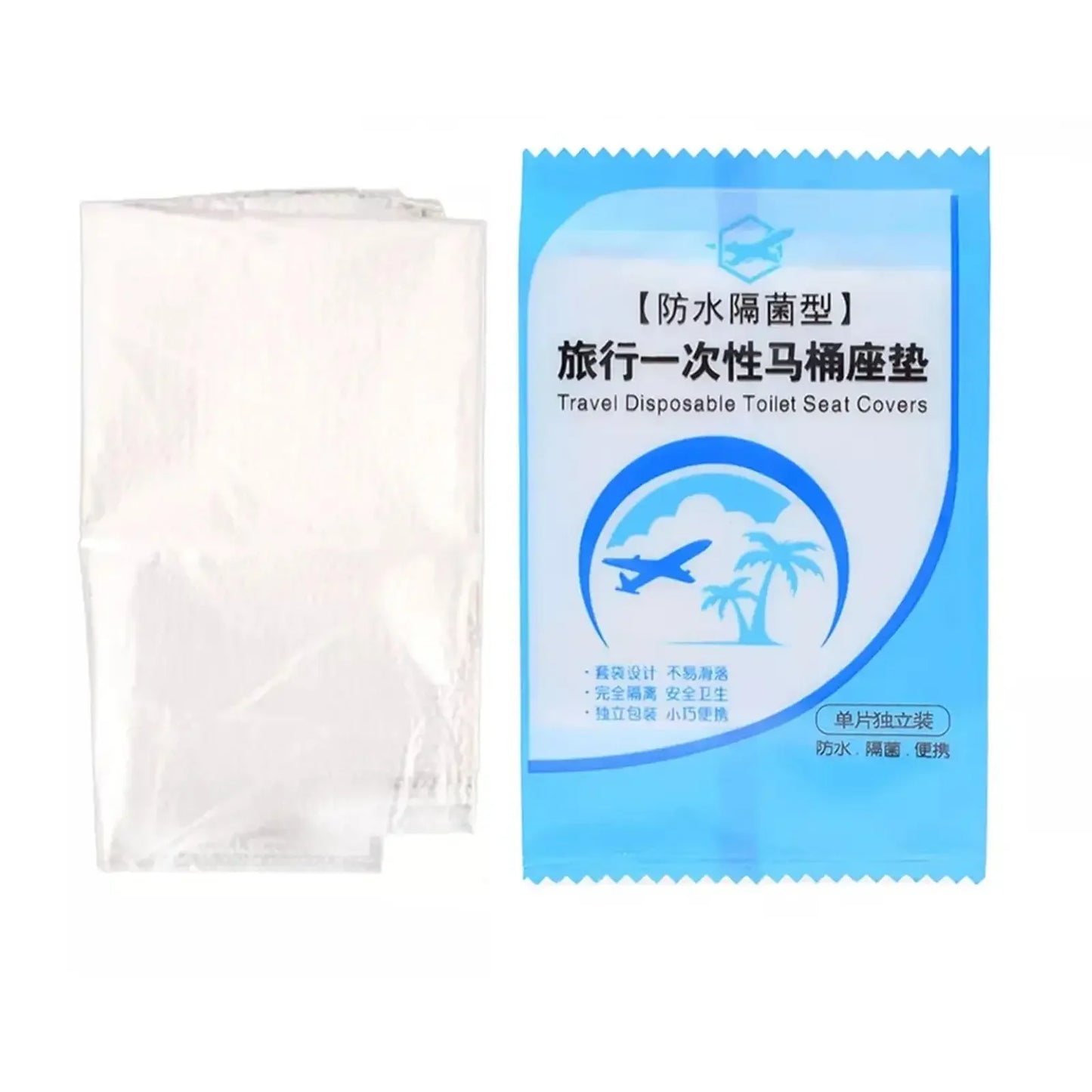 Disposable Toilet Seat Covers Waterproof Travel Pack 10–50 Pcs