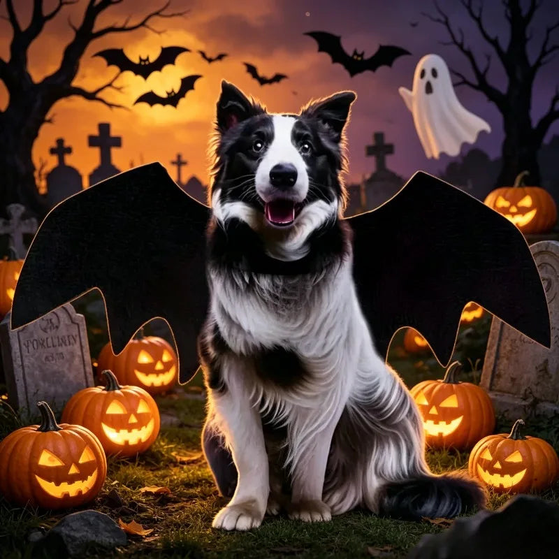 Halloween Bat Wing Pet Costume for Cats & Small Dogs