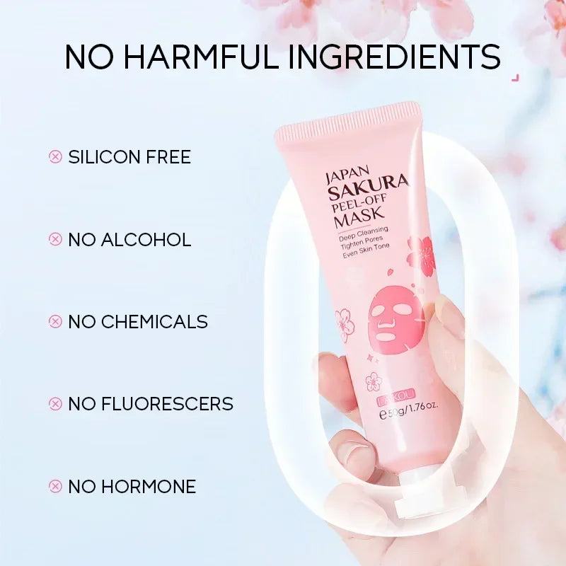 LAIKOU Sakura Peel-Off Face Mask – Blackhead & Anti-Wrinkle