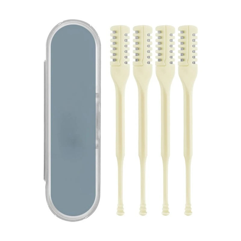 Manual Nose & Ear Hair Trimmer | Stainless Steel Rotary Blade
