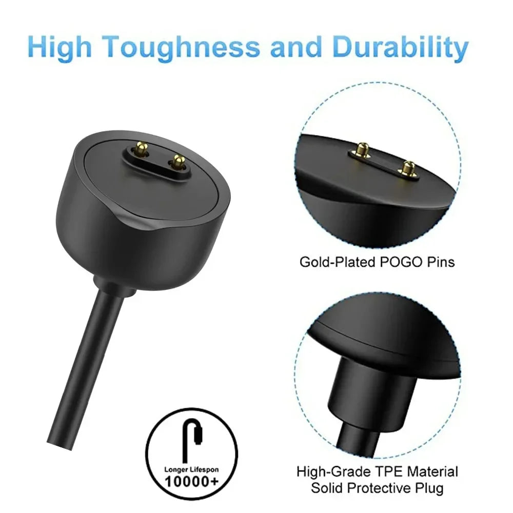 Magnetic USB Charger for Xiaomi Mi Band 9 8 7 6 & Redmi Watch Peaceful Pleasures Health and Wellness