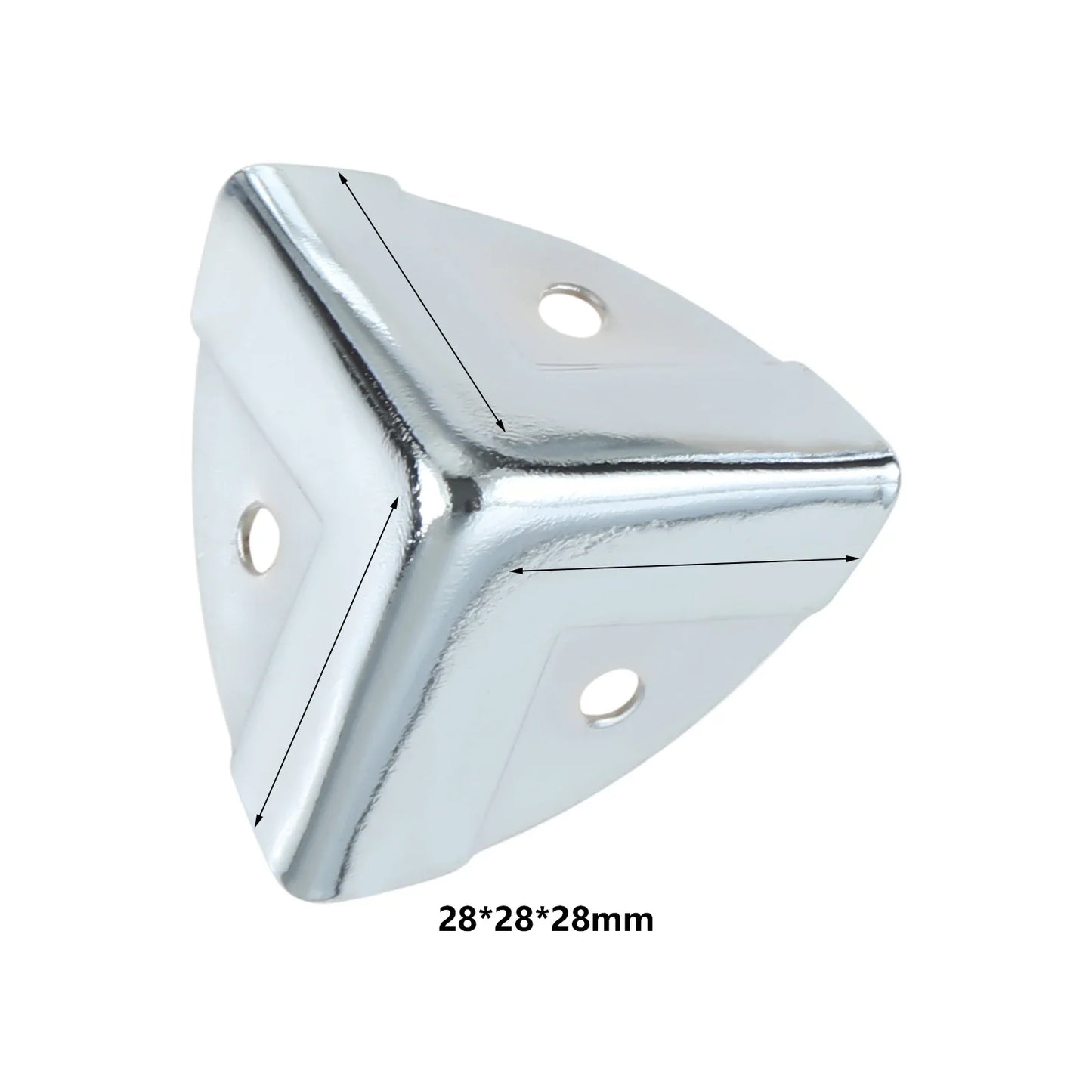 4Pcs Metal Corner Protectors for Tool Box, Flight Case & Luggage