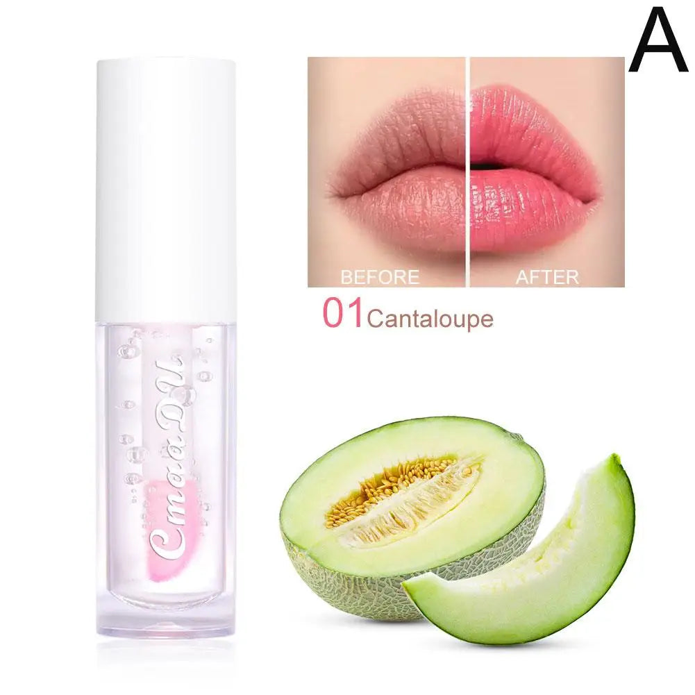 Color Changing Fruit Lip Balm – Moisturizing Lip Gloss 6 Flavors
