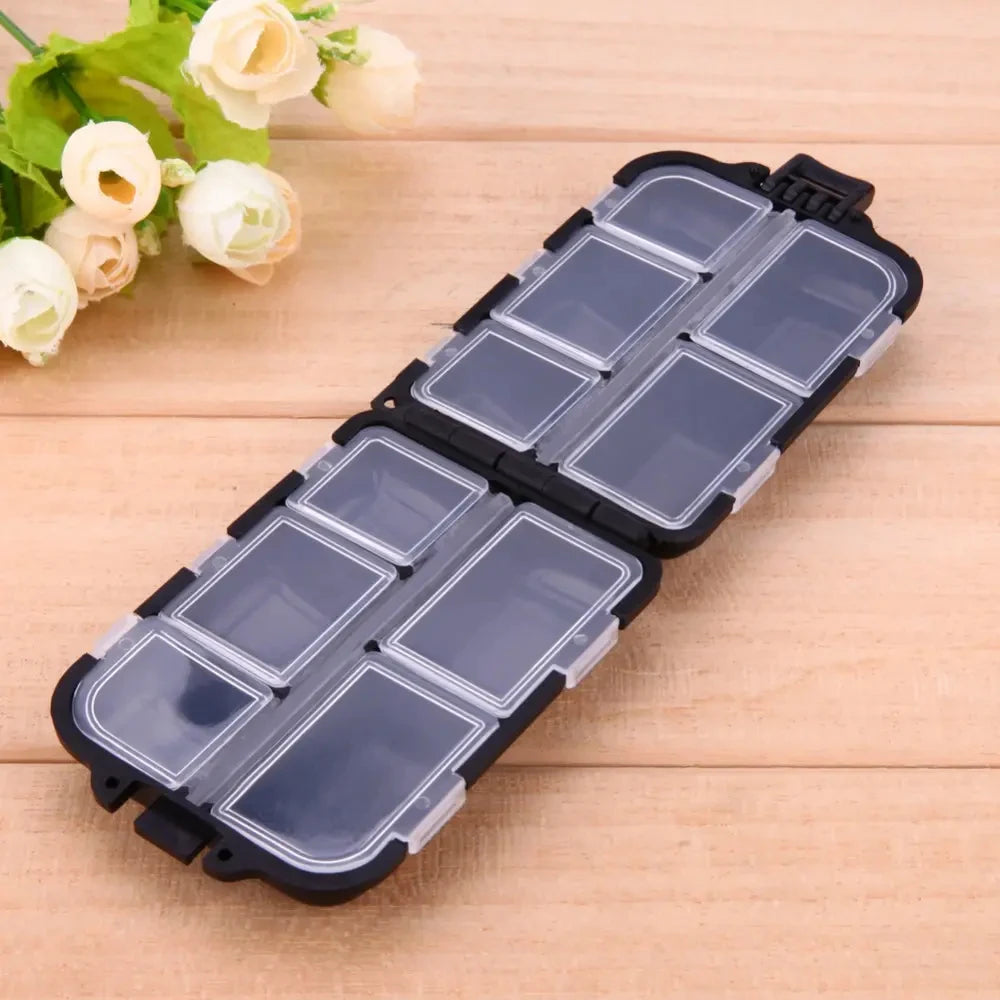 Portable Pill Organizer Medicine Holder Tablet Storage Drug Container Dispensers Case for Vitamins Fish Oils Pill Box Peaceful Pleasures Health and Wellness