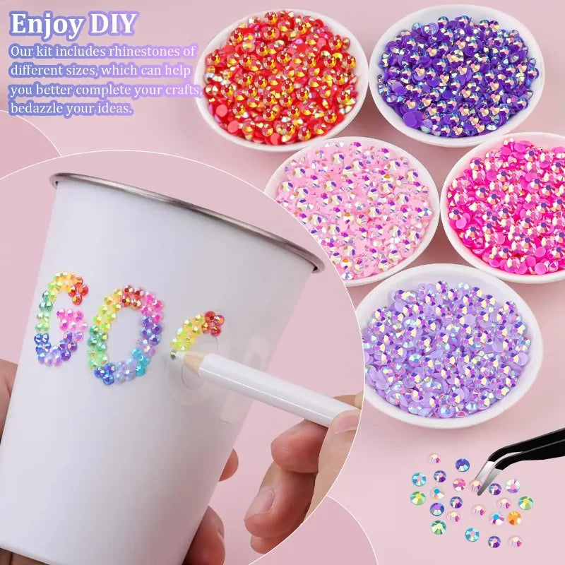 Crystal Rhinestone DIY Kit – Nail Art & Phone Case Décor