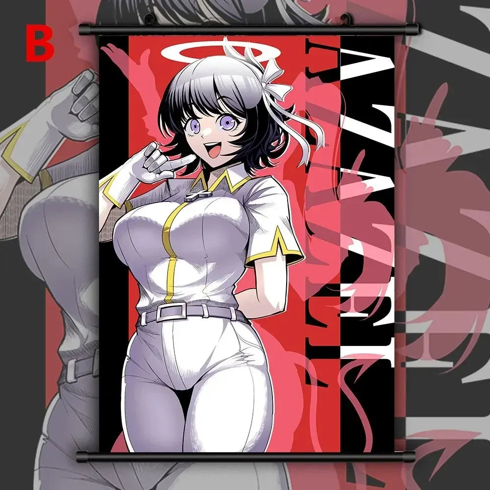 Helltaker Anime Artwork Canvas Painting Posters and Prints Wall Art Pictures for Living Room Decoration Peaceful Pleasures Health and Wellness 4 50x70cm Unframed