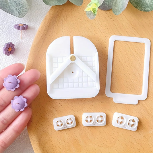 Stud Post Embedding Tool for Polymer Clay Earrings – Earring Post Embedder | Essential Polymer Clay Jewelry Tools Peaceful Pleasures Health and Wellness