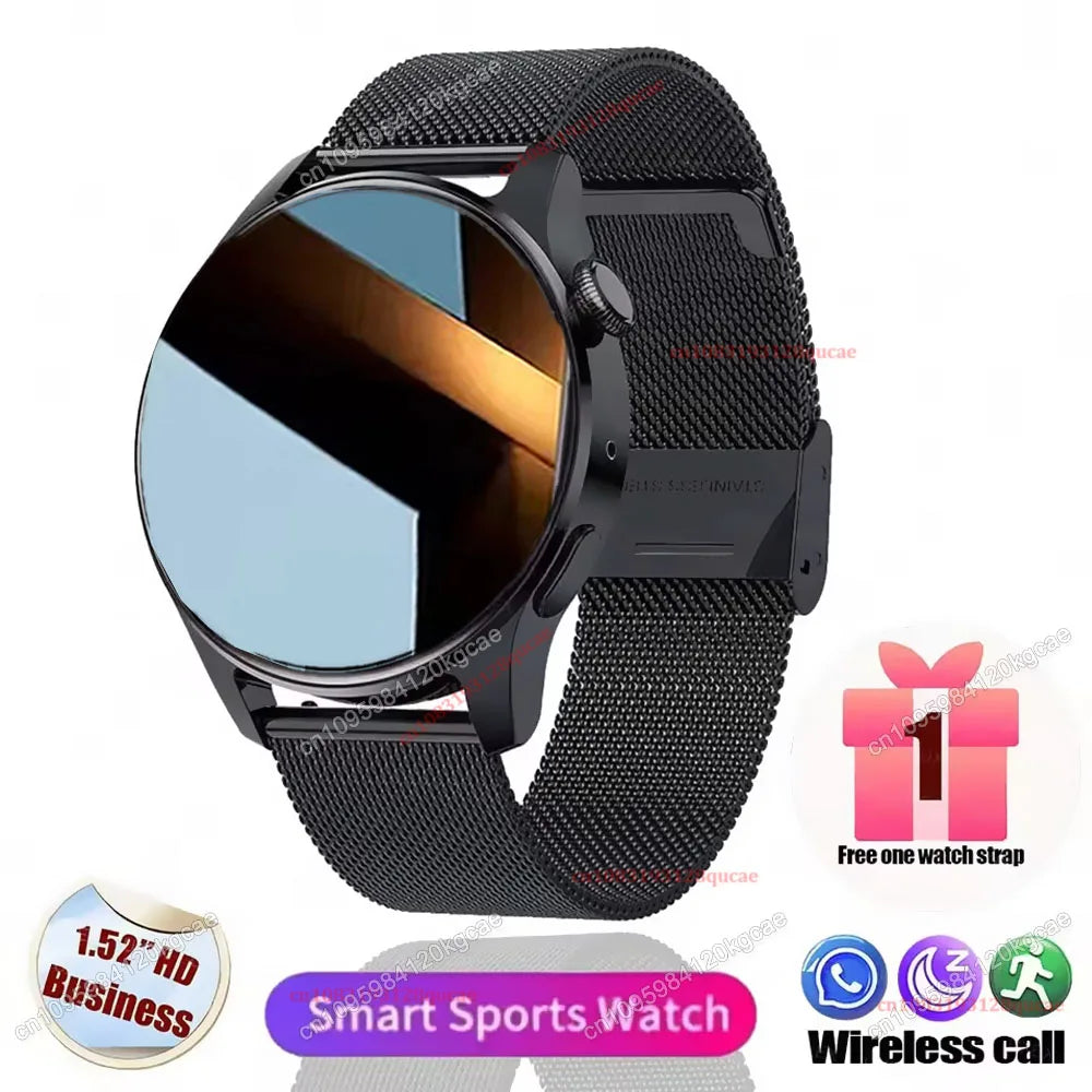 Bluetooth Smartwatch for Men – Heart Rate, Fitness & Calls