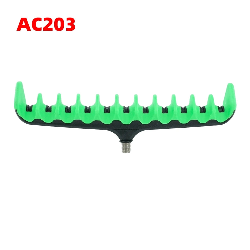 Hirisi Plastic Feeder Rod Rest Head, Durable Carp Fishing Rod Holder End, Practical Buzz Fishing Tackle Accessories Peaceful Pleasures Health and Wellness AC203