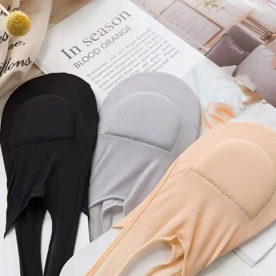 Women's Invisible No-Show Socks | Non-Slip High Heel Boat Socks