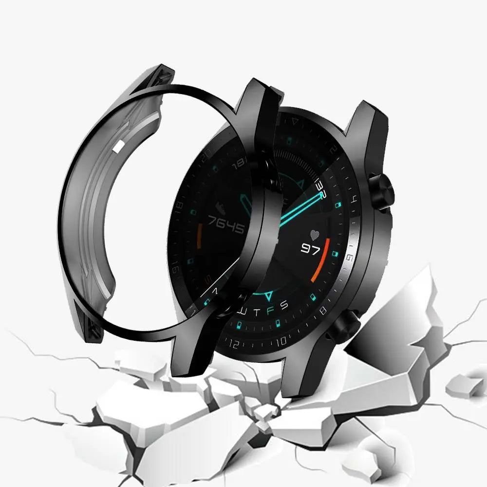 Accessories Clear TPU Case Watch Frame Cover For Huawei watch gt 2 Case Smart Watch Protector Full Protective Case Cover Peaceful Pleasures Health and Wellness